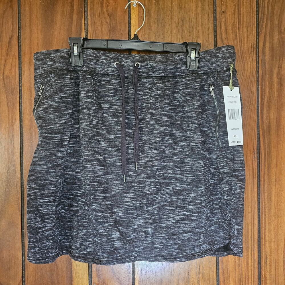 New Women's Charcoal Heathered Shorts XXL with Tags